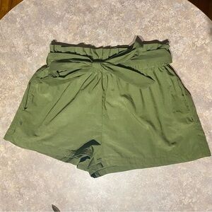 SHEIN Olive High Waist Women Shorts